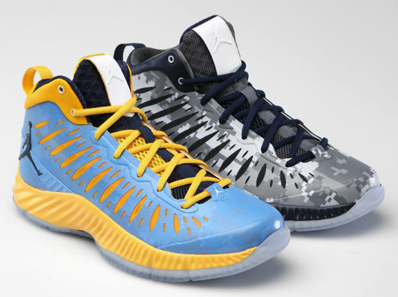 Jordan Super.Fly - Marquette + Georgetown Digi-Camo PE's