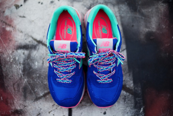 New balance hotsell 574 blue pink