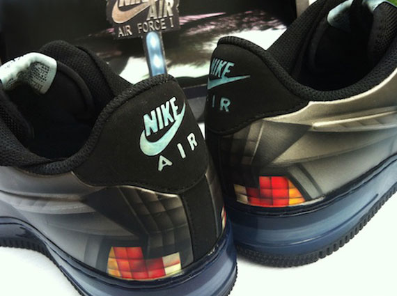 Nike Air Force 1 Low Foamposite “DeLorean” Customs by Expression