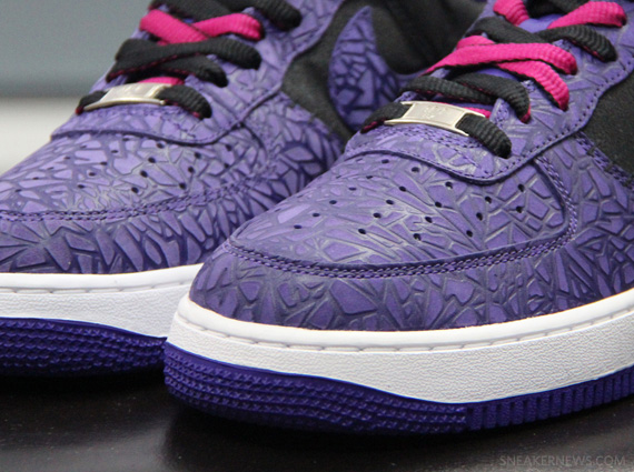 Nike Air Force 1 Low – Purple Cracked Leather Sample
