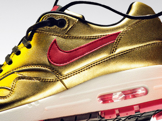 Nike Air Max 1 Metallic Gold Infrared 2