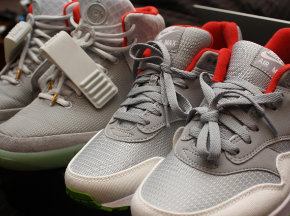 Nike Air Max 1 Pure Platinum Yeezy 2