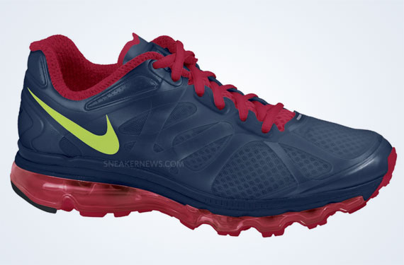 Nike Air Max 2012 Midnight Navy Electric Green Gym Red