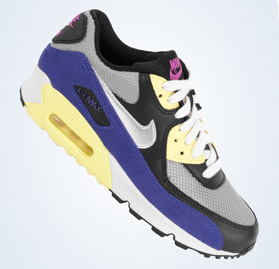 air max 90 purple and yellow