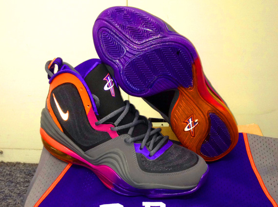 Nike Air Penny V Suns Gradient Outsole Customs by Sole Swap 