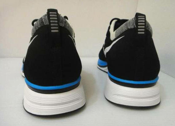 Nike Flyknit Trainer Black Blue White 4