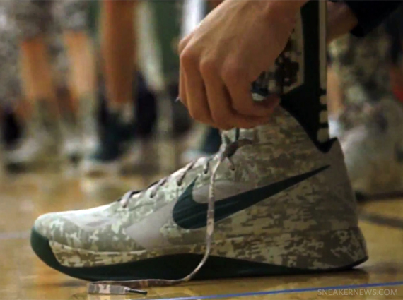Nike Hyperfuse 2012 Armed Forces Classic Michigan State 1