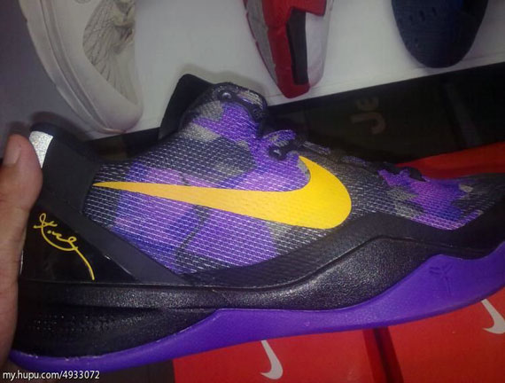 Nike Kobe Viii Lakers Purple Yellow 2