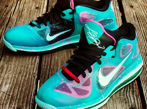 Nike LeBron 9 Low “Easter in South Beach” Customs by AF1King