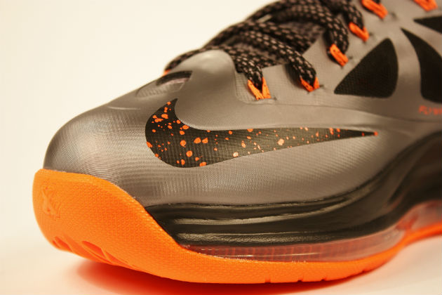 Nike Lebron X Charcoal Total Orange 02