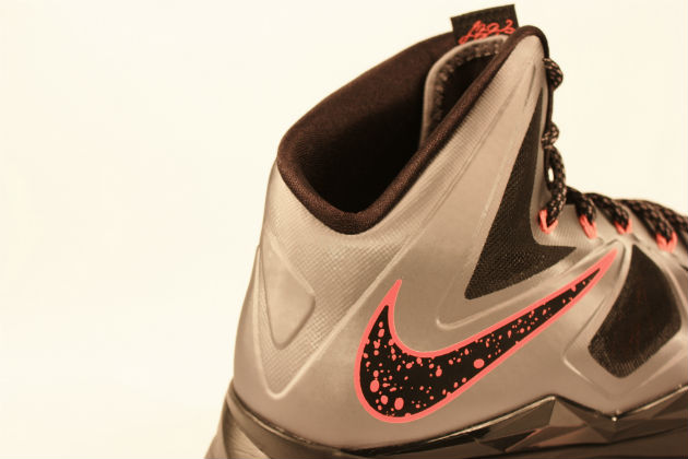 Nike Lebron X Charcoal Total Orange 03