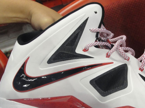 Nike Lebron X White Black Red Pe 3