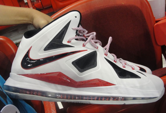 Nike Lebron X White Black Red Pe 4