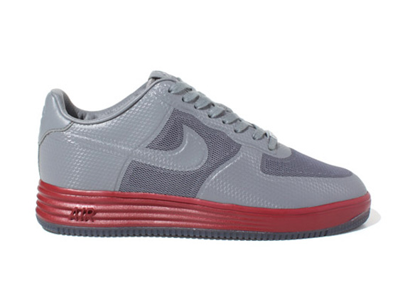 Nike Lunar Force 1 Fuse White Grey Red