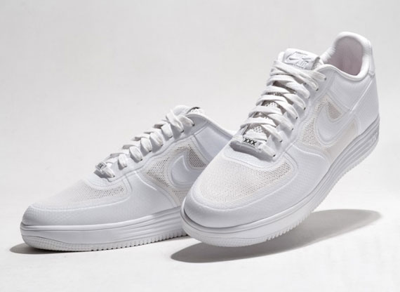 Nike Lunar Force 1 White On White 3