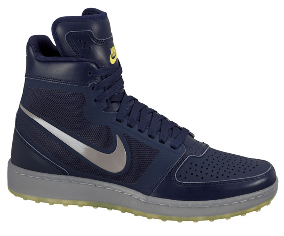 Nike winflo Trainer Clean Sweep Midnight Navy Medium Grey True Yellow 2