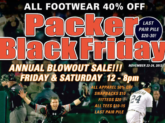 Packer Shoes Black Friday 2012 Sale