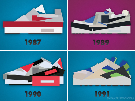 Nike Running Sneaker Illustrations by Jack Stocker