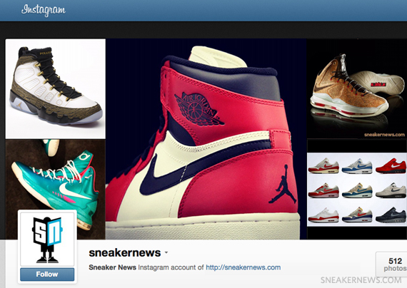 Sneaker News Instagram Web Profile - SneakerNews.com