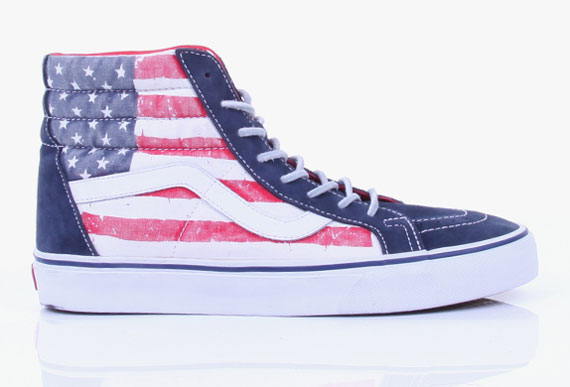 vans american flag sneaker