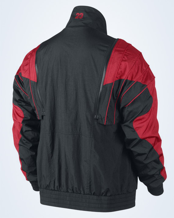 air jordan black and red jacket