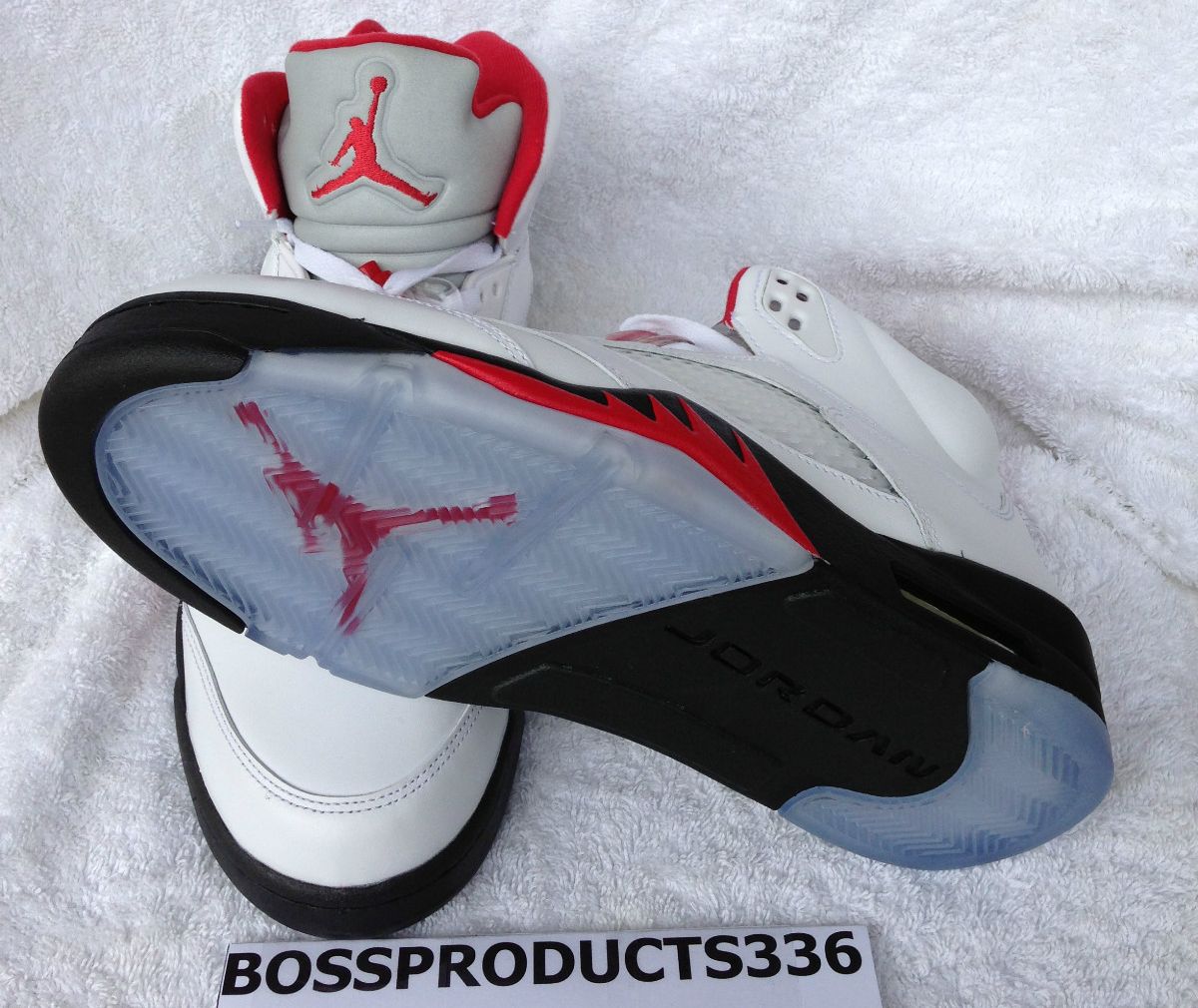 Air Jordan V Retro White Fire Red Black 03