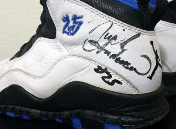 Air Jordan X OG - Autographed Nick Anderson PE