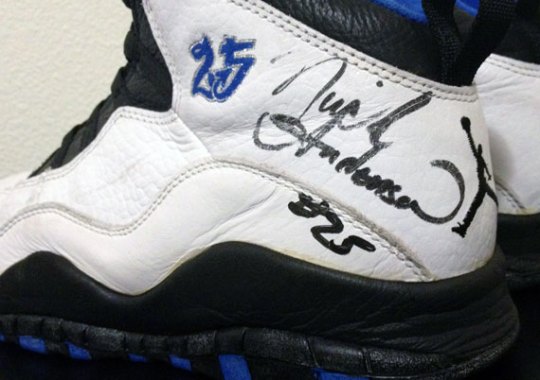 Air Jordan X OG – Autographed Nick Anderson PE