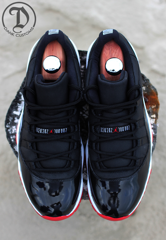 air-jordan-xi-low-bred-customs-03 Air Jordan Xi Low Bred Customs 03