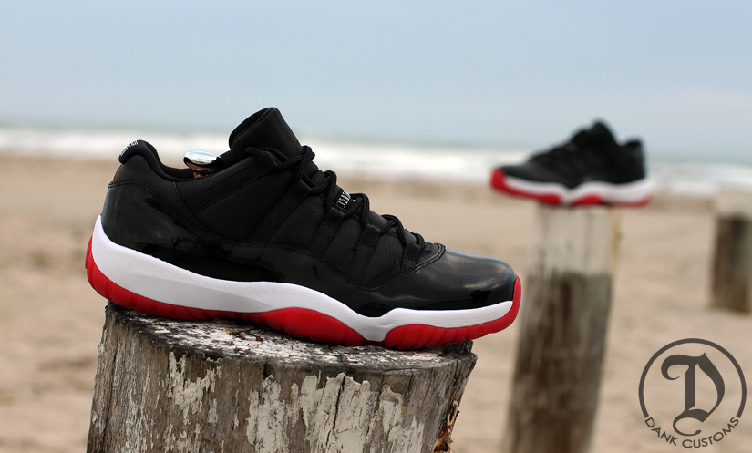 air-jordan-xi-low-bred-customs-05 Air Jordan Xi Low Bred Customs 05