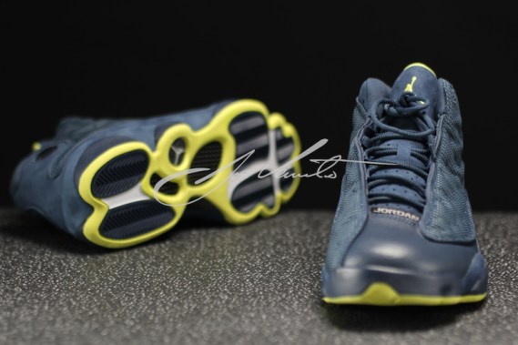 Air Jordan Xiii Squadron Blue Detailed Images 13