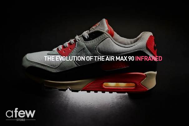 Evolution of the Nike Air Max 90 “Infrared”