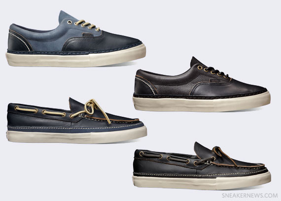 Horween x Vans Vault "Black/Navy Pack"