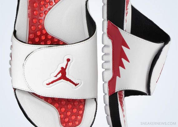 Jordan Hydro V Retro “Fire Red”