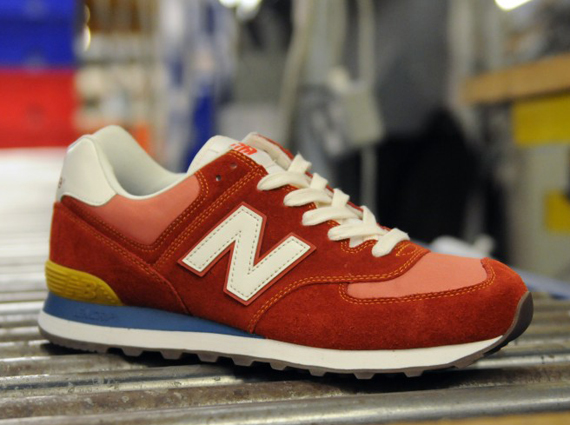 New Balance 574 Size Exclusive 70s Pack Red