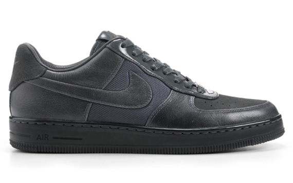 Nike Air Force 1 Downtown Leather Qs Anthracite Anthracite