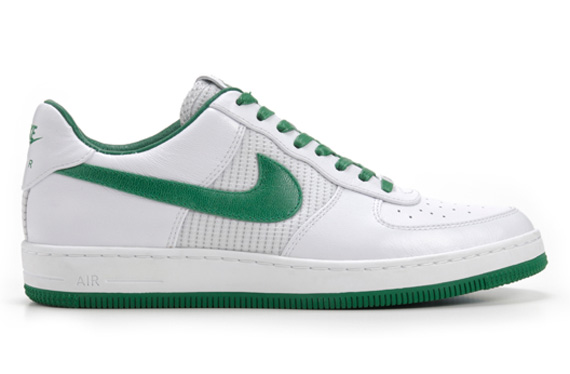 Nike Air Force 1 Downtown Leather Qs White Pine Green