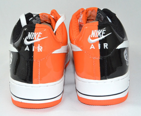 Nike Air Force 1 Premium Halloween Sneakers Us10 2006 Vintage Black Orange