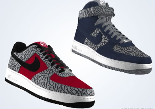 Nike Air Force 1 Premium iD – Elephant Print Options Available