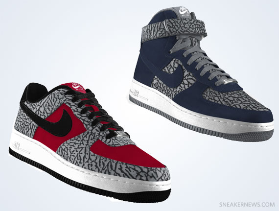 Nike Air Force Premium iD - Elephant Print Available - SneakerNews.com