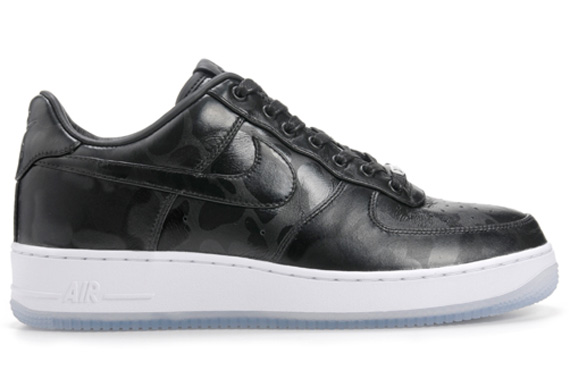 nike air force 1 low cmft premium qs black black