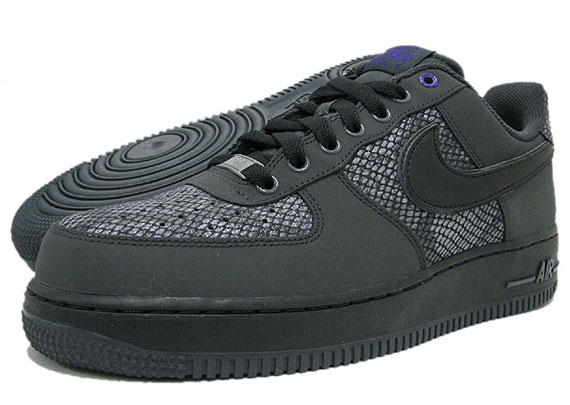 Nike Air Force 1 Low Snake Anthracite Black 1
