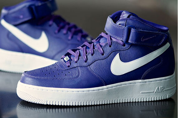 Nike Air Force 1 Mid Purple Epi Leather SneakerNews