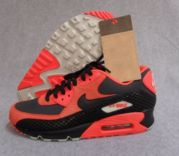 Nike Air Max 90 Premium Snake Team Orange Black Anthracite 1