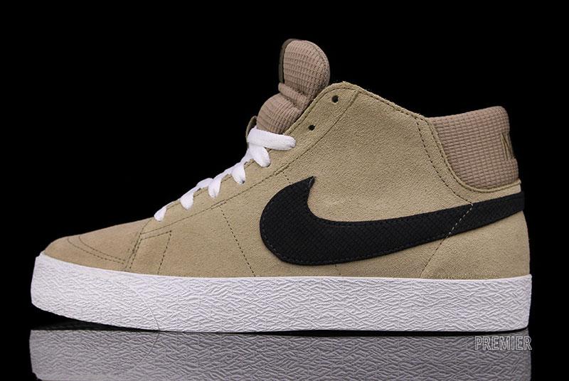 Nike Blazer Mid Lr Khaki Black 1
