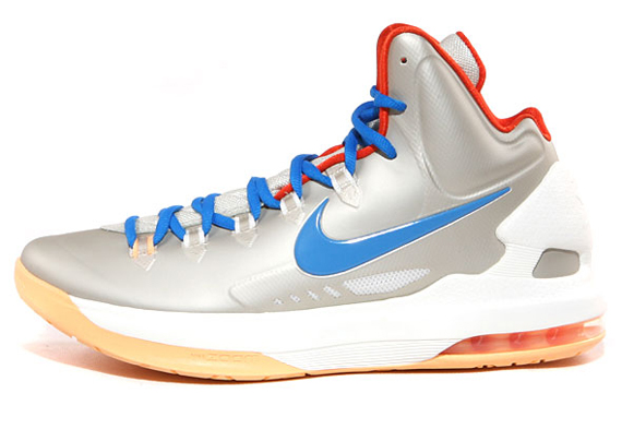 Nike KD V - Birch - Photo Blue - Sail - Team Orange