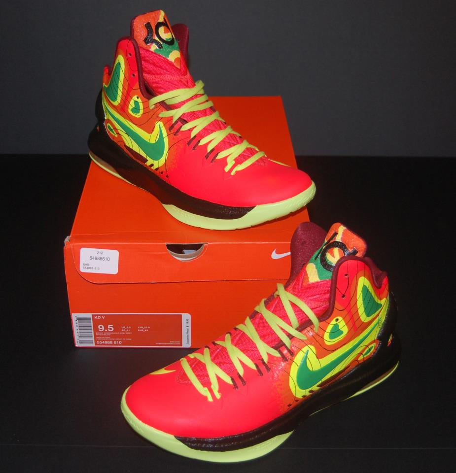 Nike Kd V Weatherman On Fire Customs 01