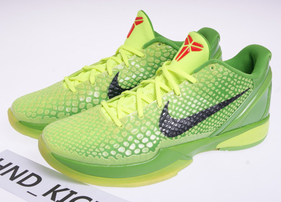 Nike Kobe Vi Grinch Green Mamba