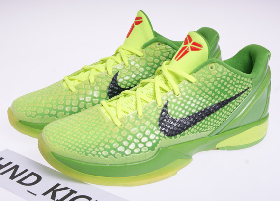 kobe 6 grinch replica