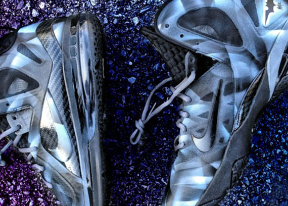 Nike LeBron 9 Elite "Dark Knight V2" Customs by Mache